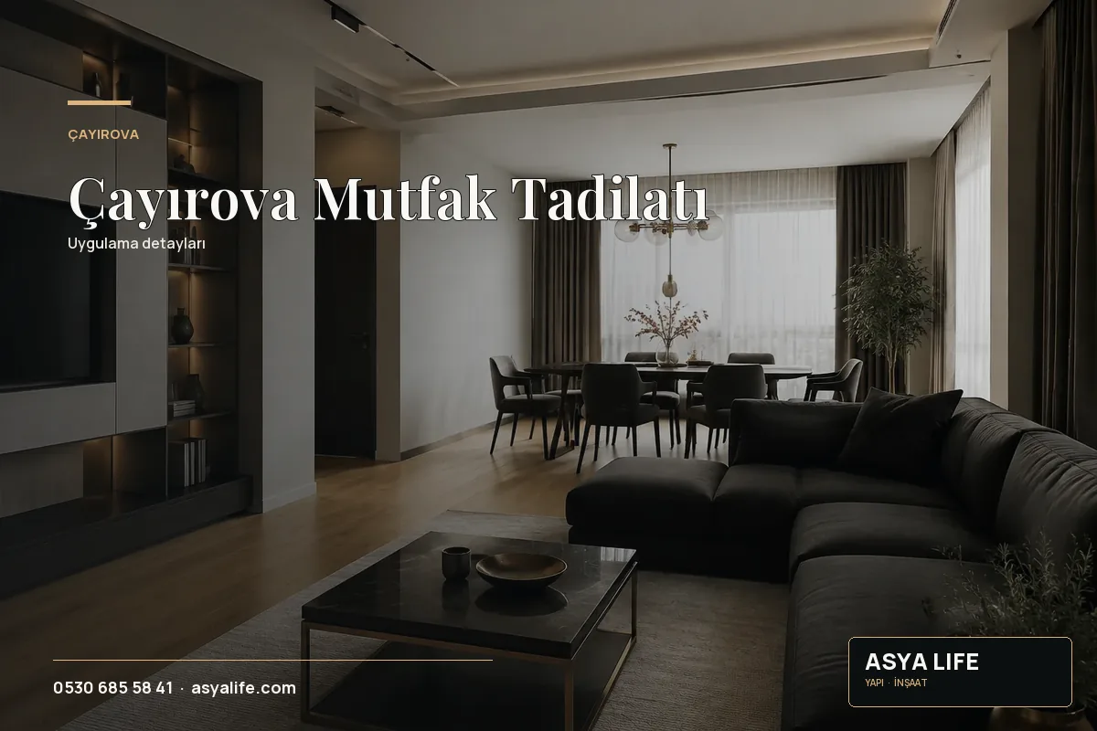 Çayırova Mutfak Tadilatı için Asya Life tarafından hazırlanan özgün temsili görsel - görünüm 2
