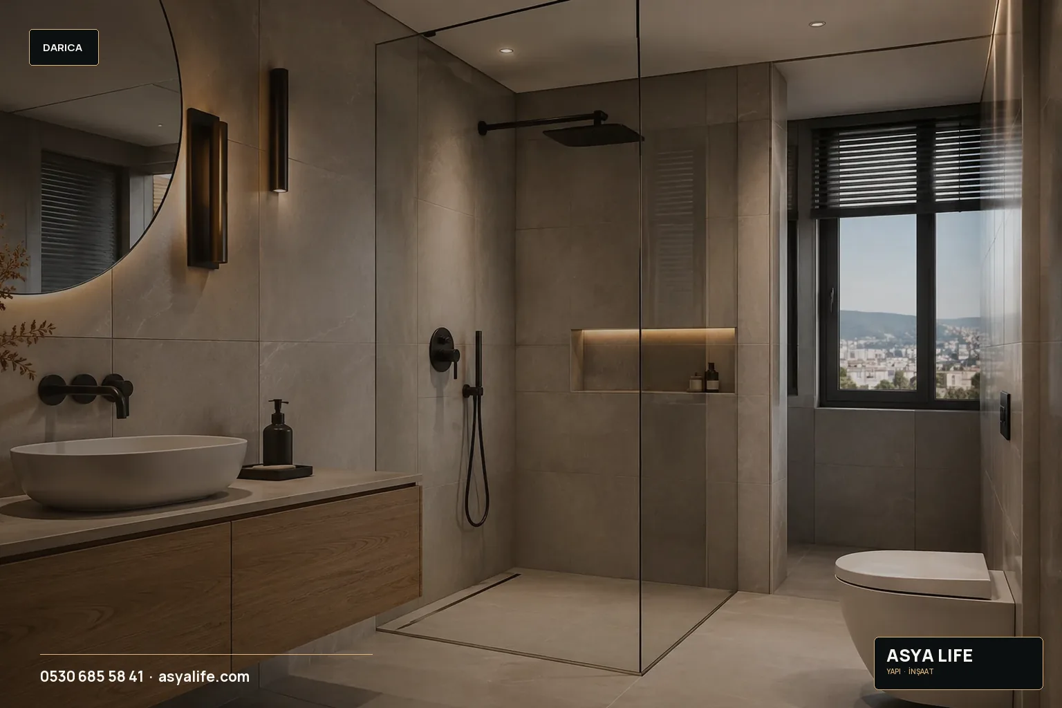 Darıca Banyo Tadilatı için Asya Life tarafından hazırlanan özgün temsili görsel