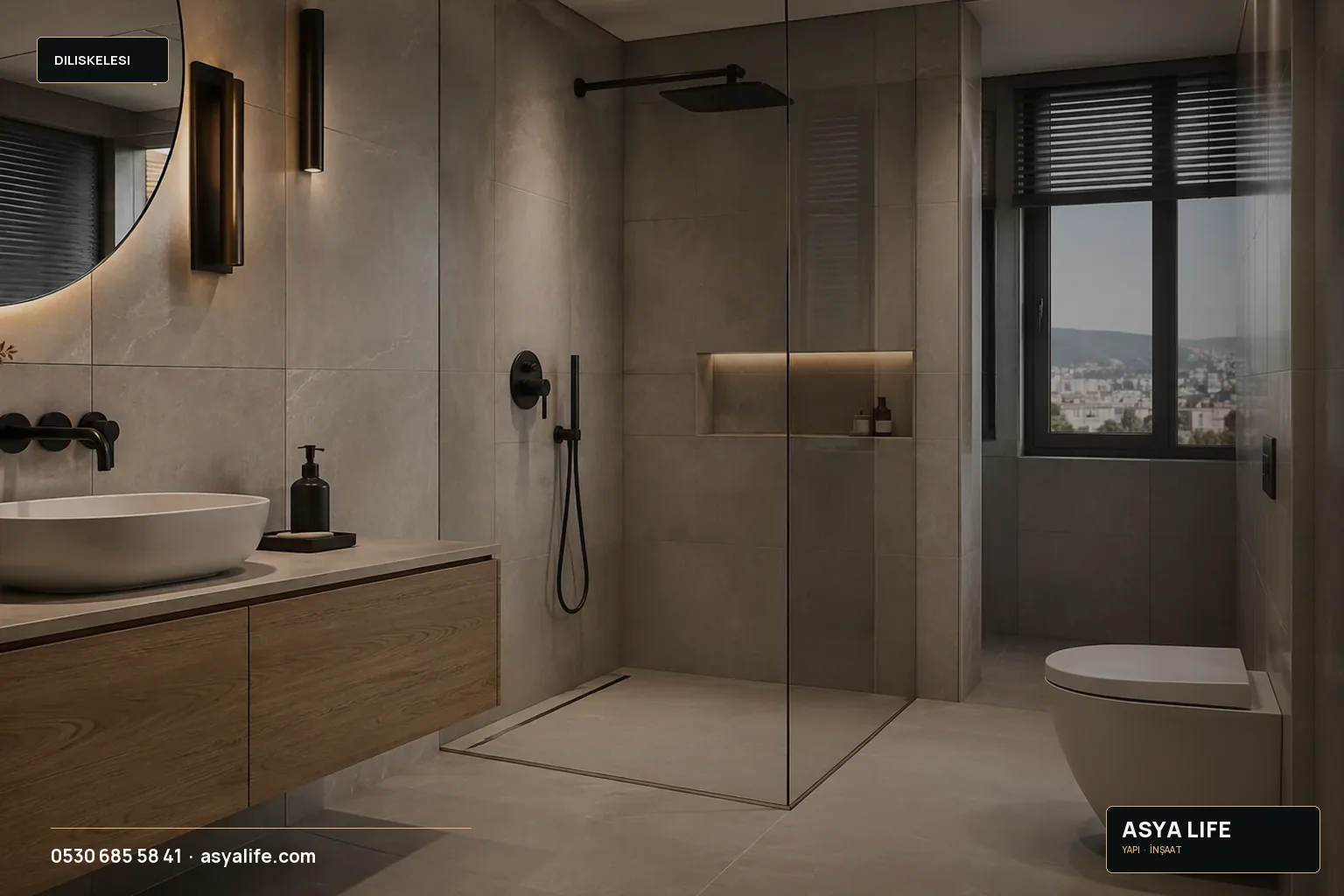 Diliskelesi Banyo Tadilatı için Asya Life tarafından hazırlanan özgün temsili görsel