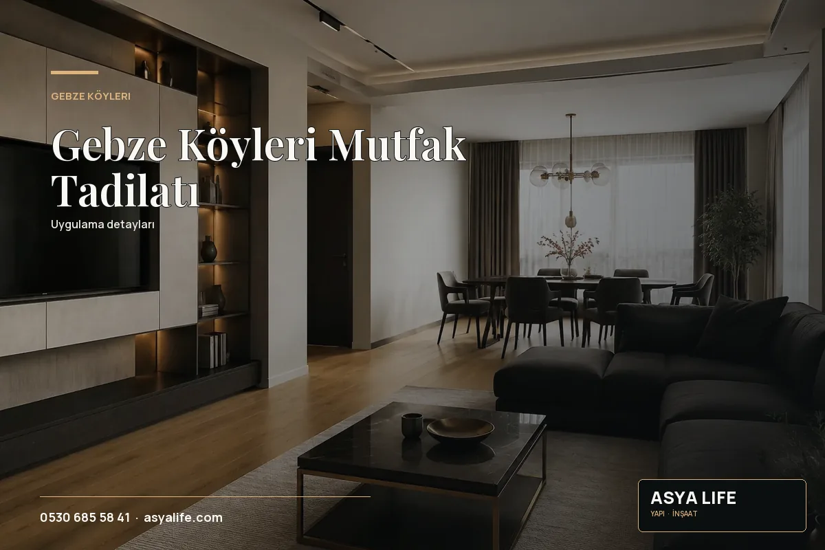 Gebze Köyleri Mutfak Tadilatı için Asya Life tarafından hazırlanan özgün temsili görsel - görünüm 2