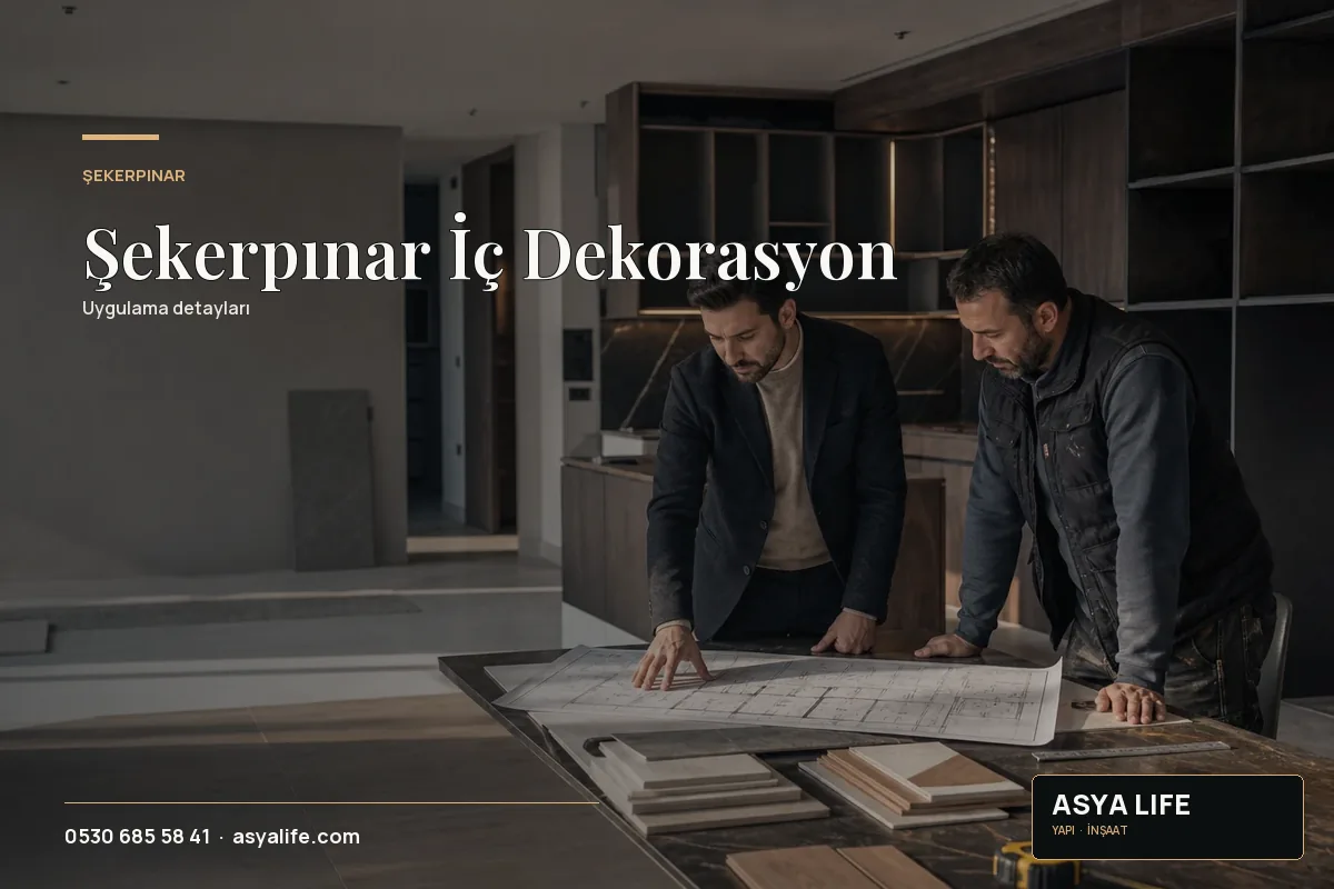 Şekerpınar İç Dekorasyon için Asya Life tarafından hazırlanan özgün temsili görsel - görünüm 2
